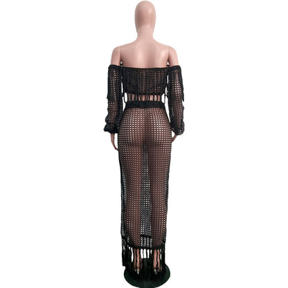 Piece Women Crop Swim Cover up skirt